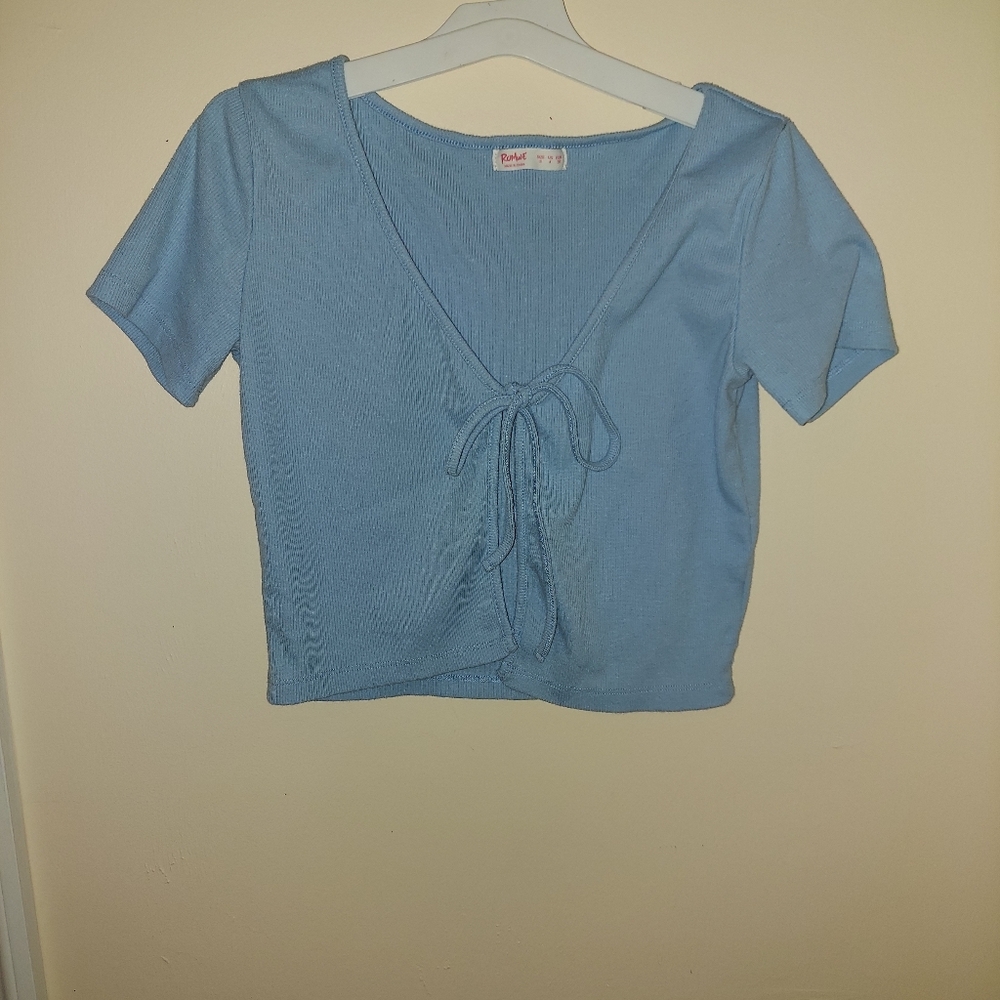 Romwe tie shirt